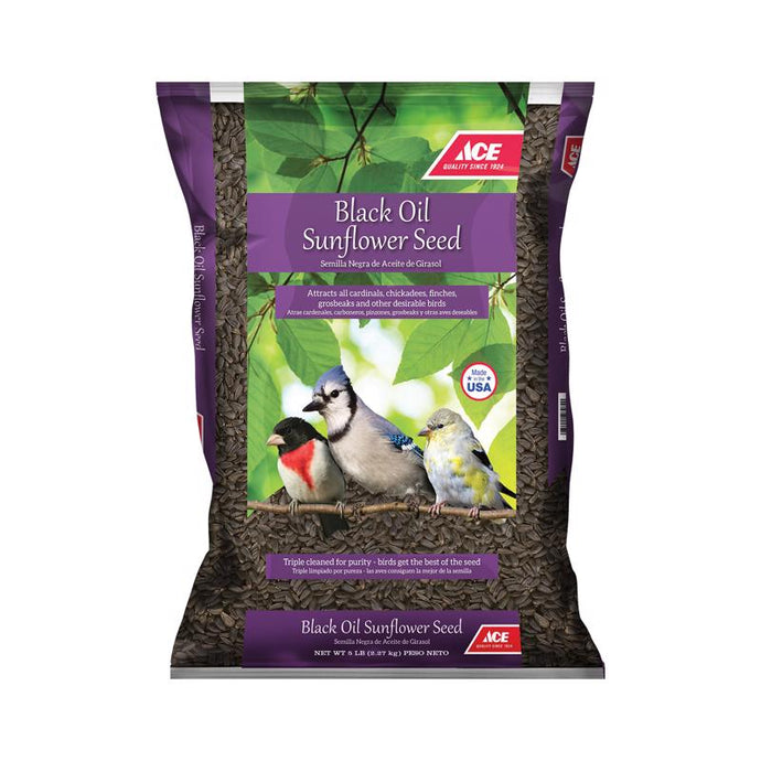 Ace Songbird Black Oil Sunflower Seed Wild Bird Food 5 lb