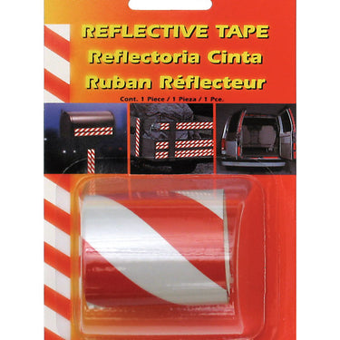 Trim Brite 2 in. W X 24 in. L Red/White Reflective Tape 1 pk