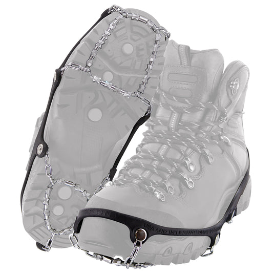 Yaktrax Diamond Grip Unisex Rubber/Steel Snow and Ice Traction Black Large