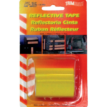 Trim Brite 2 in. W X 24 in. L Yellow Reflective Tape 1 pk