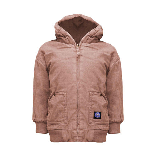 Youth Insulated Fleece-Lined Jacket Medium (Pink Granite)