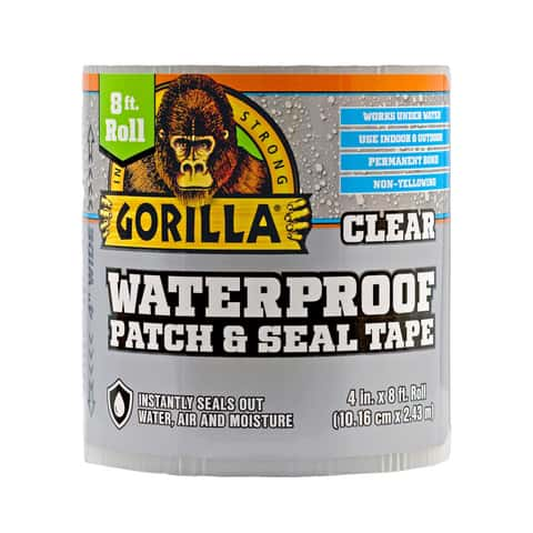 Load image into Gallery viewer, Gorilla 4 in. W X 8 ft. L Clear Waterproof Repair Tape
