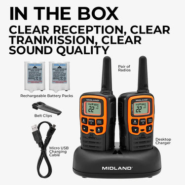 Midland T51 X-Talker® FRS Walkie Talkie 2 Pack