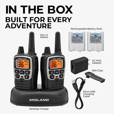 Midland Radio T71 X-Talker® FRS Walkie Talkie