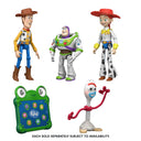Toy Story 5 Interactables figures of Woody, Buzz Lightyear, Jessie, Lilypad and Forky, each sold separately