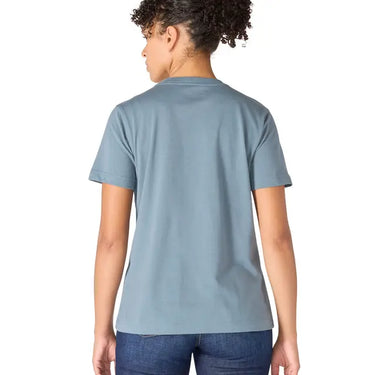 Carhartt Women's Irvine Relaxed Bethany Yellowtail T-Shirt (Iron Blue) Size S
