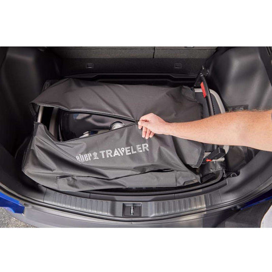 Weber Black Cargo Potector For Weber Traveler Grill