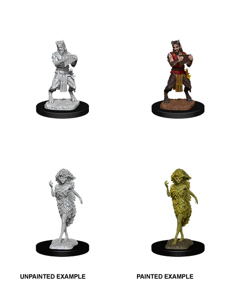 Load image into Gallery viewer, D&amp;D NOLZUR&#39;S MARVELOUS MINIATURES - SATYR &amp; DRYAD
