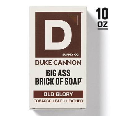 Duke Cannon Old Glory Tobacco Leaf + Leather Scent Bar Soap 10 oz 1 pk