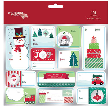 Paper Images Assorted Christmas Peel and Stick Gift Tags