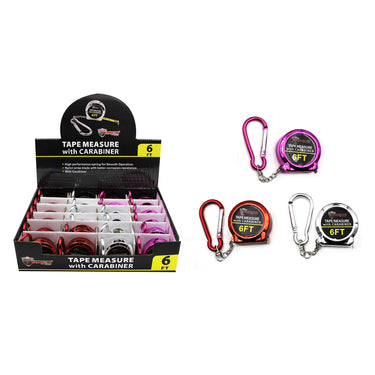 Diamond Visions Max Force 6 ft. L Carabiner Tape Measure 1 pk (Sold Separately)