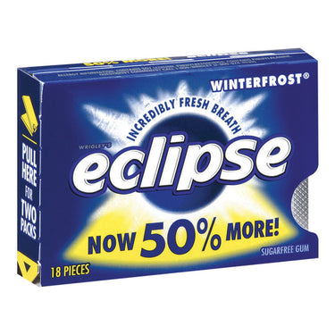 Eclipse Sugar Free Winterfrost Chewing Gum 18 pk