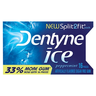 Dentyne Ice Sugar Free Peppermint Chewing Gum 16 pk