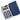 Sharp Blue/Gray 8 digit Solar Powered Pocket Calculator