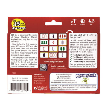 PlayMonster Set Card Game Multicolored 81 pc