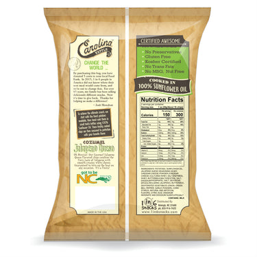 Carolina Cozumel Jalapeno Queso Kettle Cooked Potato Chips 2 oz Bagged