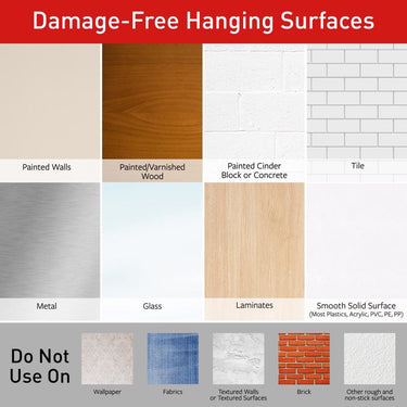 3M Command Assorted Foam Strips 16 pk