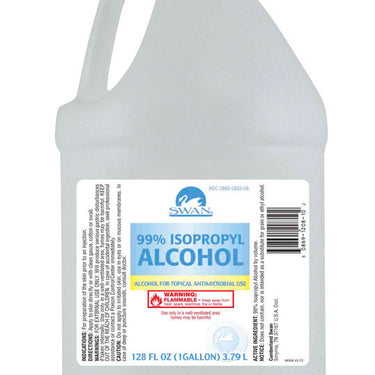 Swan 99% Isopropyl Alcohol 1 gal 1 pk