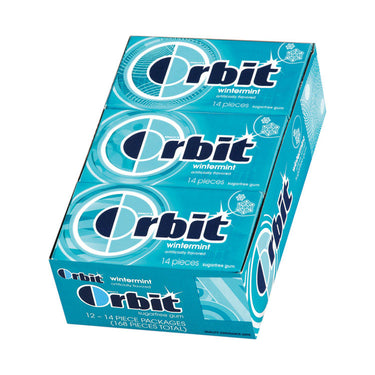 Orbit Sugar Free Wintermint Chewing Gum 14 pc