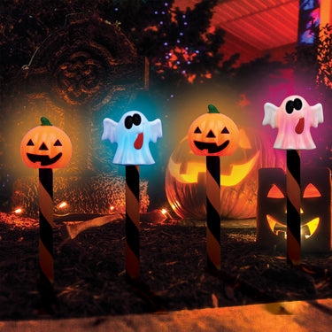 Magic Seasons Color Changing 12 in. Light Stake Pathway Decor (Sold Separately)