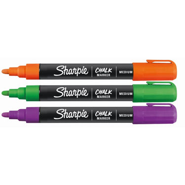 Sharpie Assorted Medium Tip Chalk Marker 3 pk