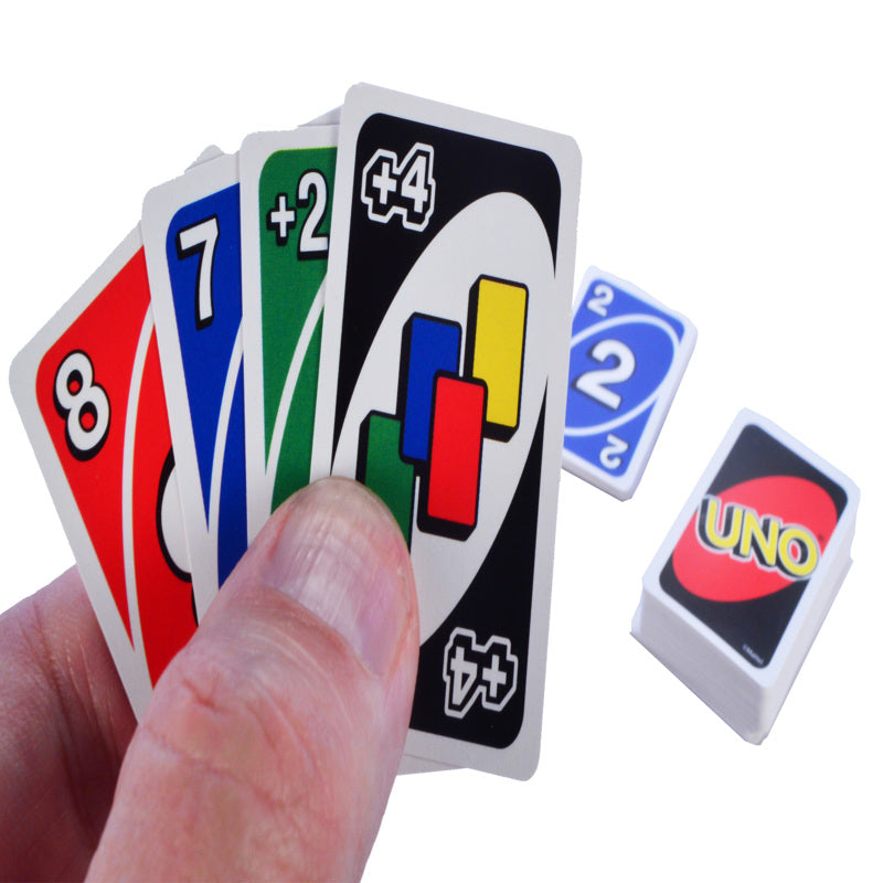 Load image into Gallery viewer, World&#39;s Smallest Uno Card Game Multicolored 110 pc
