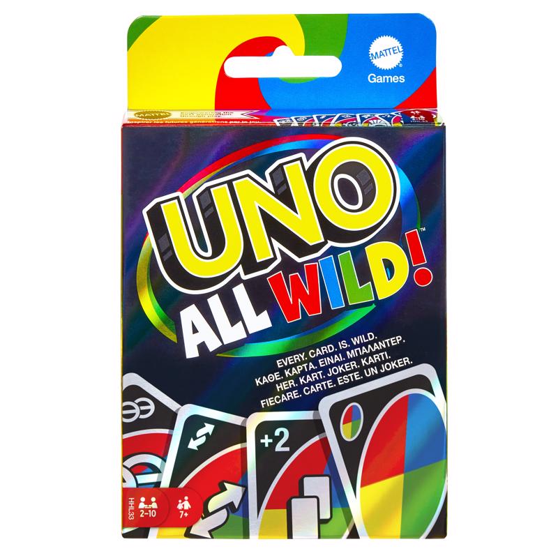 Load image into Gallery viewer, Mattel Uno All Wild! Card Game Multicolored
