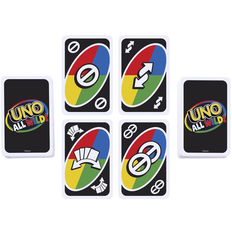 Load image into Gallery viewer, Mattel Uno All Wild! Card Game Multicolored
