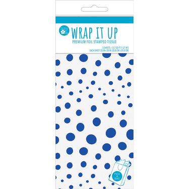Paper Images Blue Fuchsia Tissue Paper