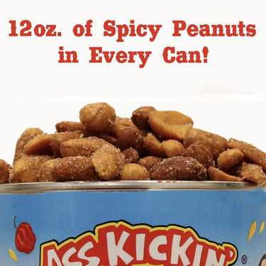 Ass Kickin' Habanero Honey Peanuts 12 oz Canister