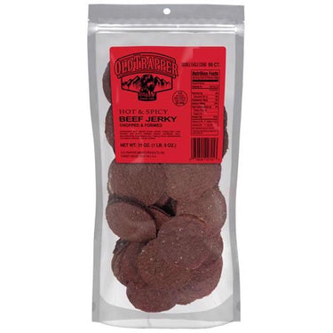 Old Trapper Double Eagles Hot and Spicy Beef Jerky 21 oz Pouch