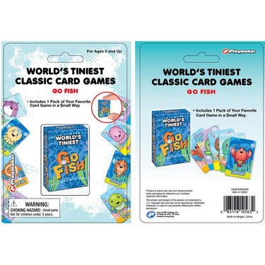 Playmaker Toys World's Tiniest Go Fish Card Game