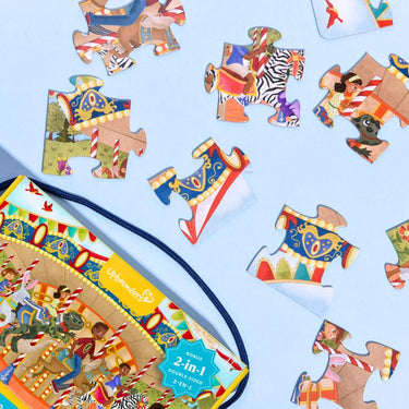 Upbounders Joyful Carousel 2-Sided Jumbo Puzzle 24 pc