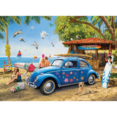 Eurographics VW Surf Shack Puzzles Multicolored 1000 pc