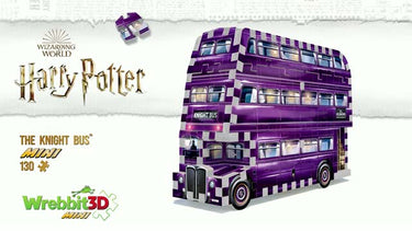 Wrebbit3D Harry Potter The Knight Bus Mini 3D Jigsaw Puzzle Multicolored 130 pc