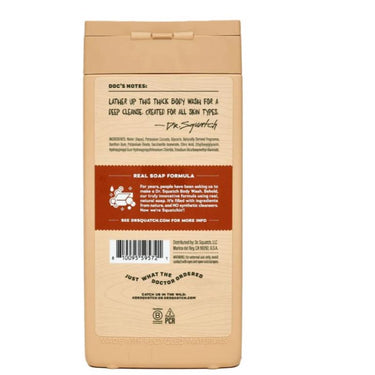 Dr. Squatch Wood Barrel Bourbon Scent Body Wash 14 fl. oz. 1 pk