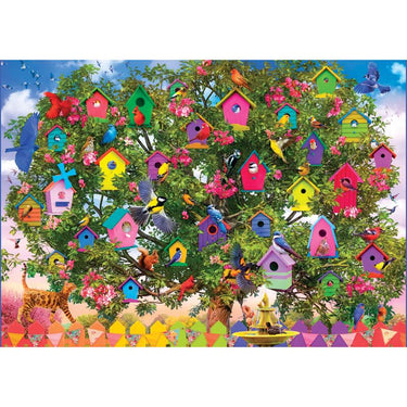 Eurographics Bird House Hotel Puzzle Multicolored 1000 pc
