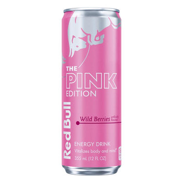Red Bull Pink Edition Berry Caffeine Beverage 12 oz 1 pk