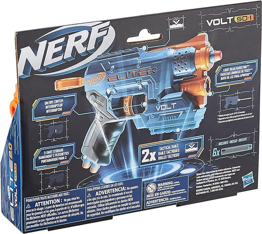 Nerf Elite 2.0 Volt SD-1 Blaster 2 Tactical Rails to Customize for Battle