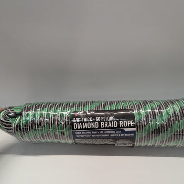 3/8" 66' DIAMOND BRAID ROPE
