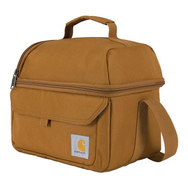 Carhartt Insulated 12 Can Two Compartment Lunch Cooler (Carhartt Brown)
