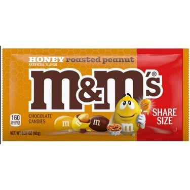 M&M Honey Roasted Peanut Chocolate Candies 3.27 oz