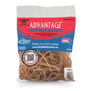 Alliance Rubber Advantage Assorted Sizes Rubber Bands 2 oz