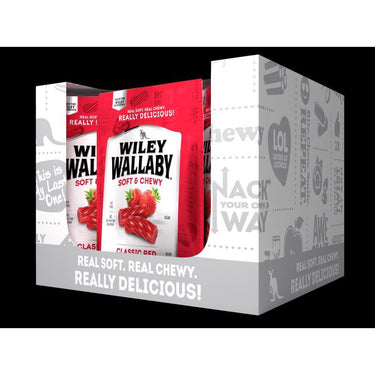 Wiley Wallaby Australian Style Gourmet Red Licorice 10 oz