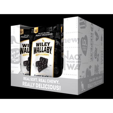 Wiley Wallaby Australian Style Gourmet Black Licorice 10 oz