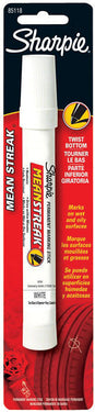 Sharpie Mean Streak White Bold Tip Permanent Marking Stick 1 pk