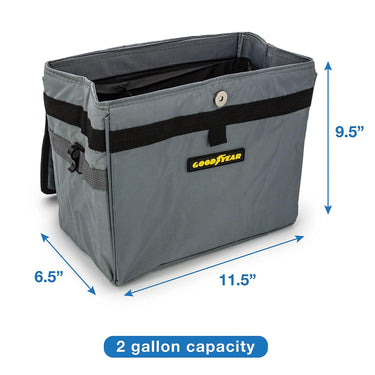Goodyear Car Waste Trash Bin with Lid