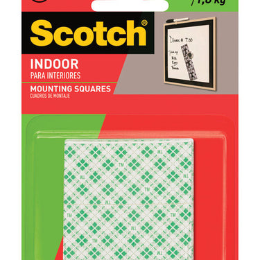 Scotch 1 in. L X 1 in. W Double-Sided Mounting Squares