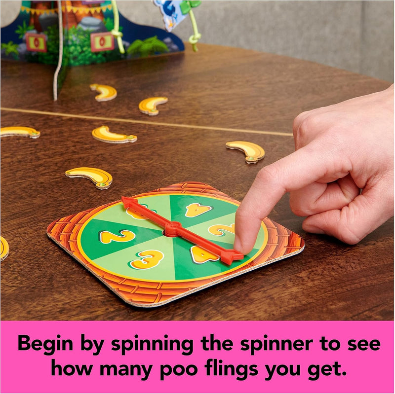 Load image into Gallery viewer, Spin Master Games, Monkey See Monkey Poo, Interactive Monkey Kids Game, Includes Banana-Scented Squishy Dough, Funny Sensory Toy, 2-4 Players, for Ages 4 &amp; Up
