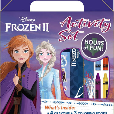 Disney Frozen 2 Anna and Elsa Coloring and Activity Carry Set with Sticker Sheets